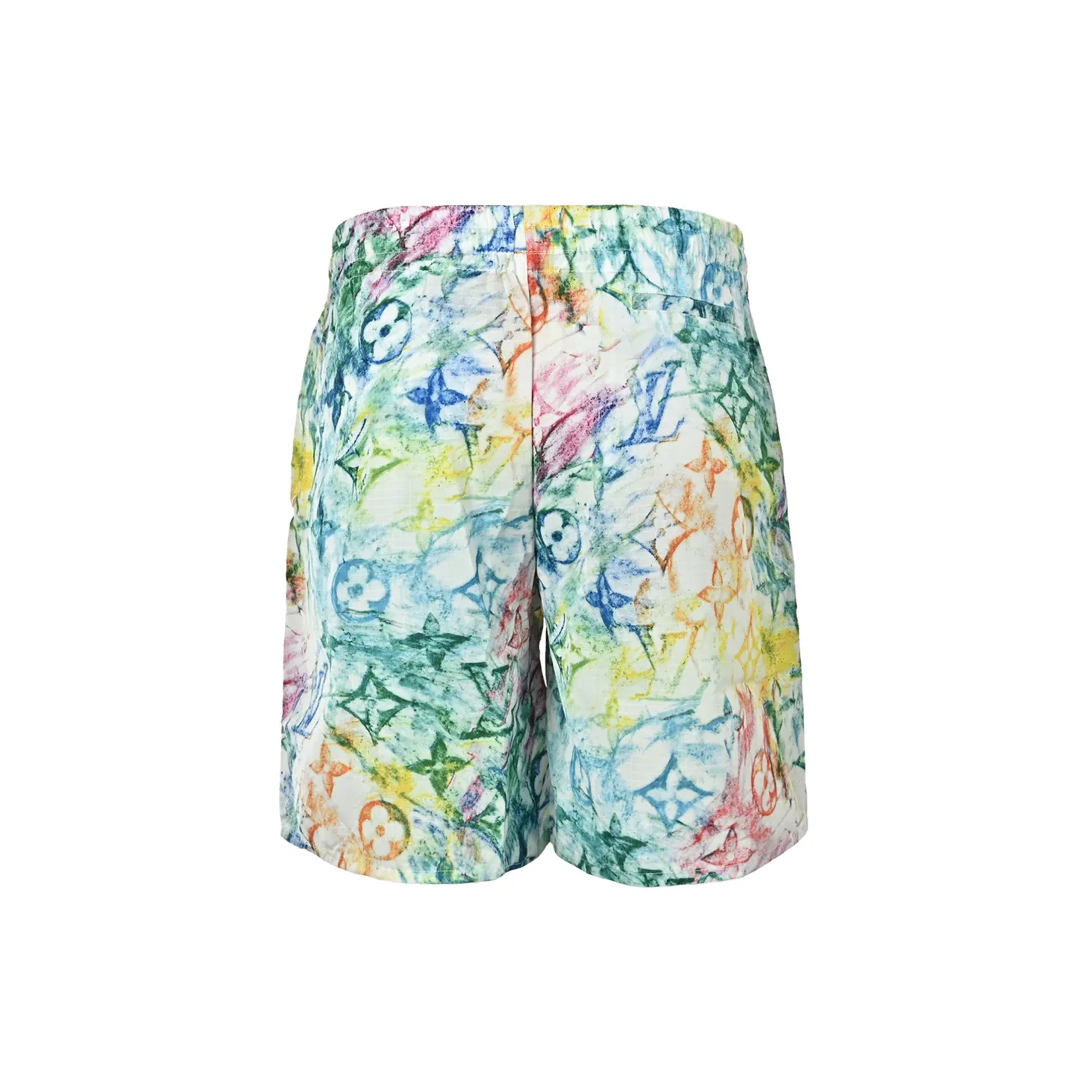 Louis Vuitton/Louis Vuitton 21ss crayon graffiti nylon beach shorts